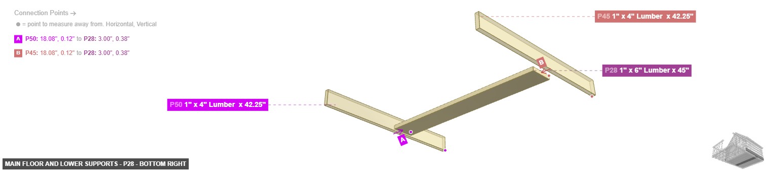 Main Floor and Lower Supports - Part 1
