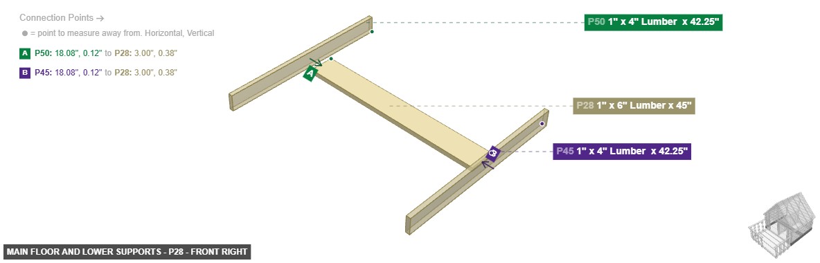 Main Floor and Lower Supports - Part 1