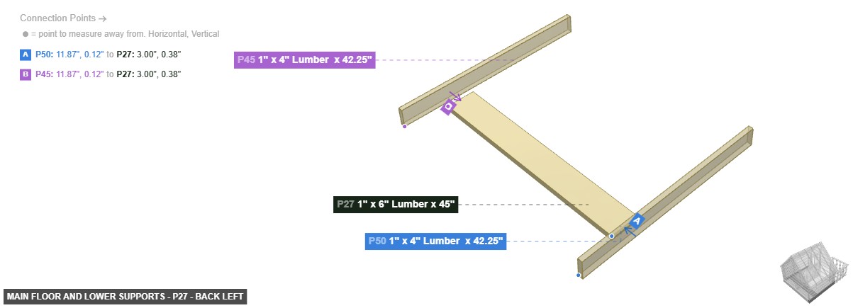 Main Floor and Lower Supports - Part 1