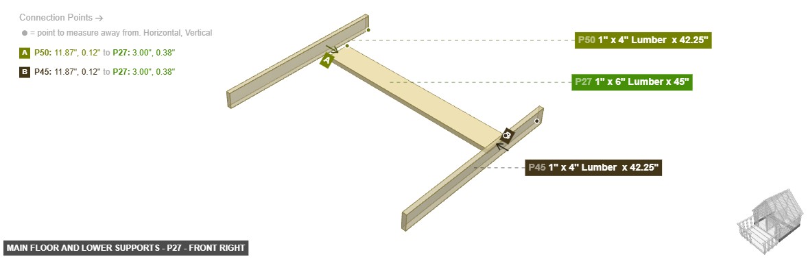 Main Floor and Lower Supports - Part 1