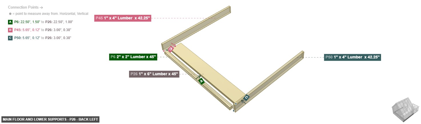 Main Floor and Lower Supports - Part 1