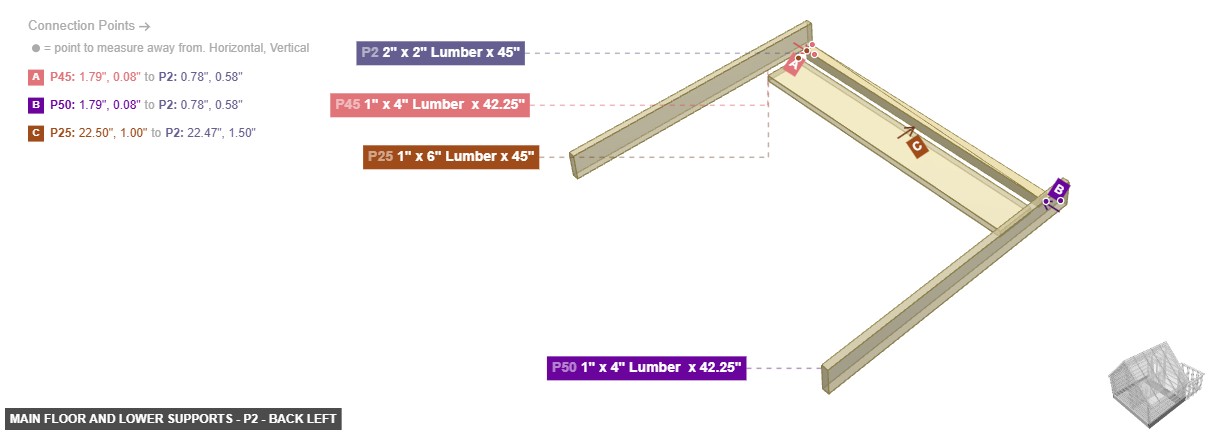 Main Floor and Lower Supports - Part 2