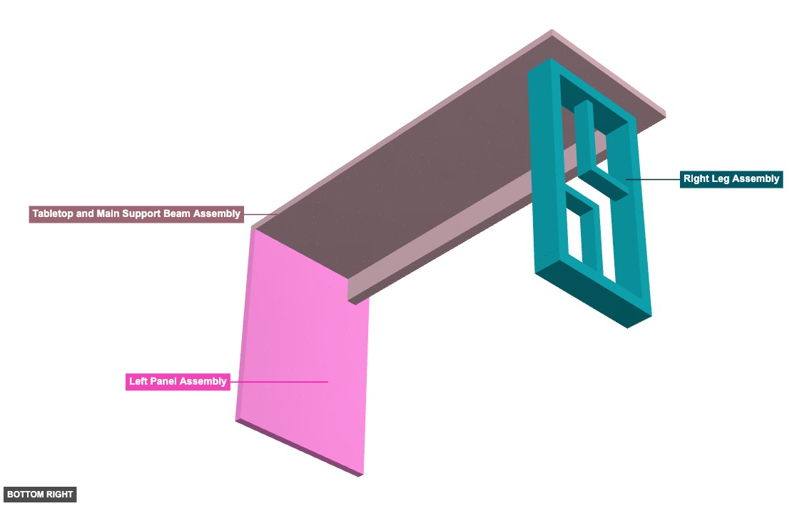 Wooden Desk 2 - Overview bottom_right