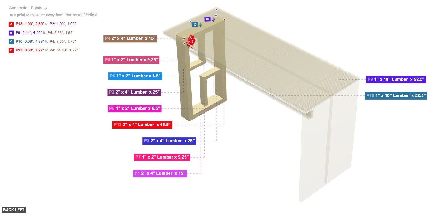 Assembly of Right Leg Assembly - back_left