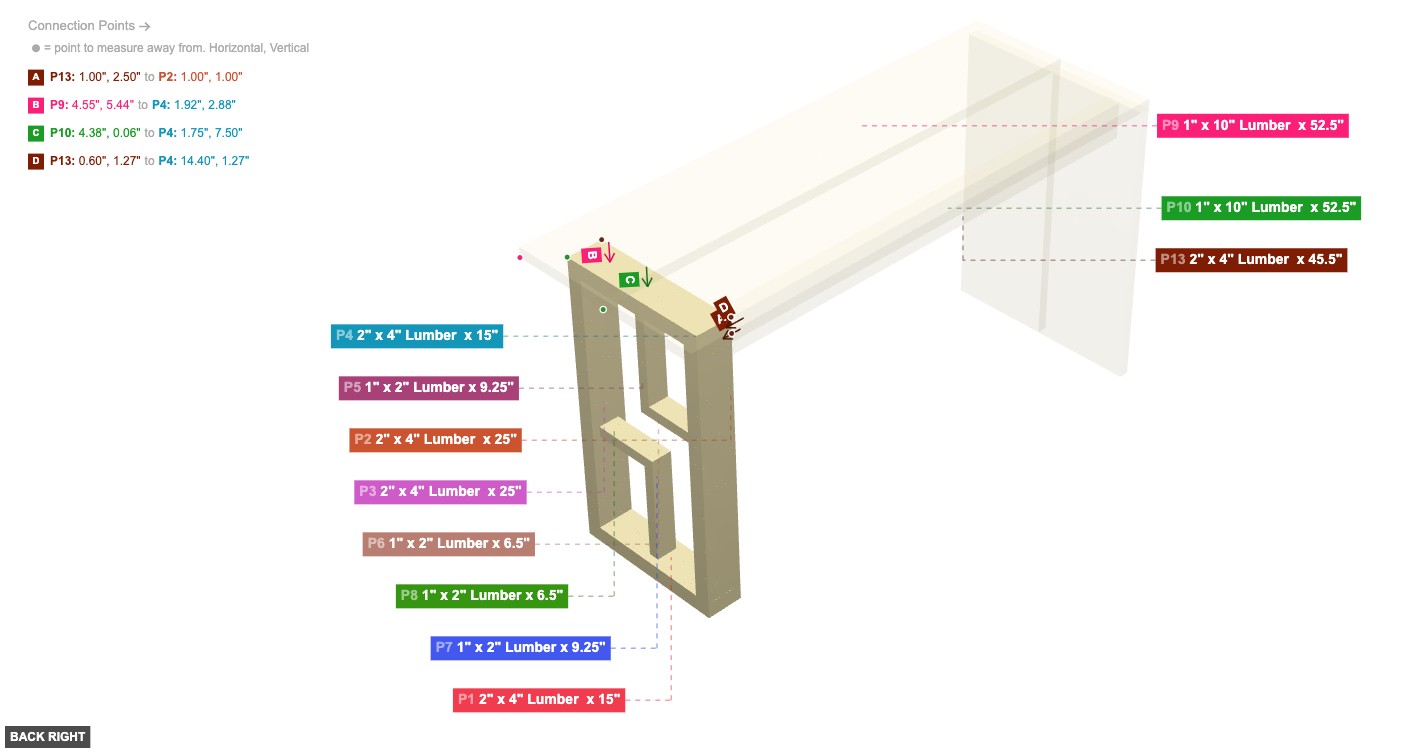 Assembly of Right Leg Assembly - back_right
