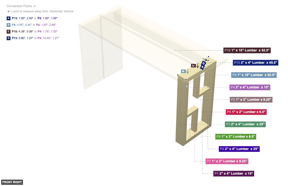 Assembly of Right Leg Assembly - front_right