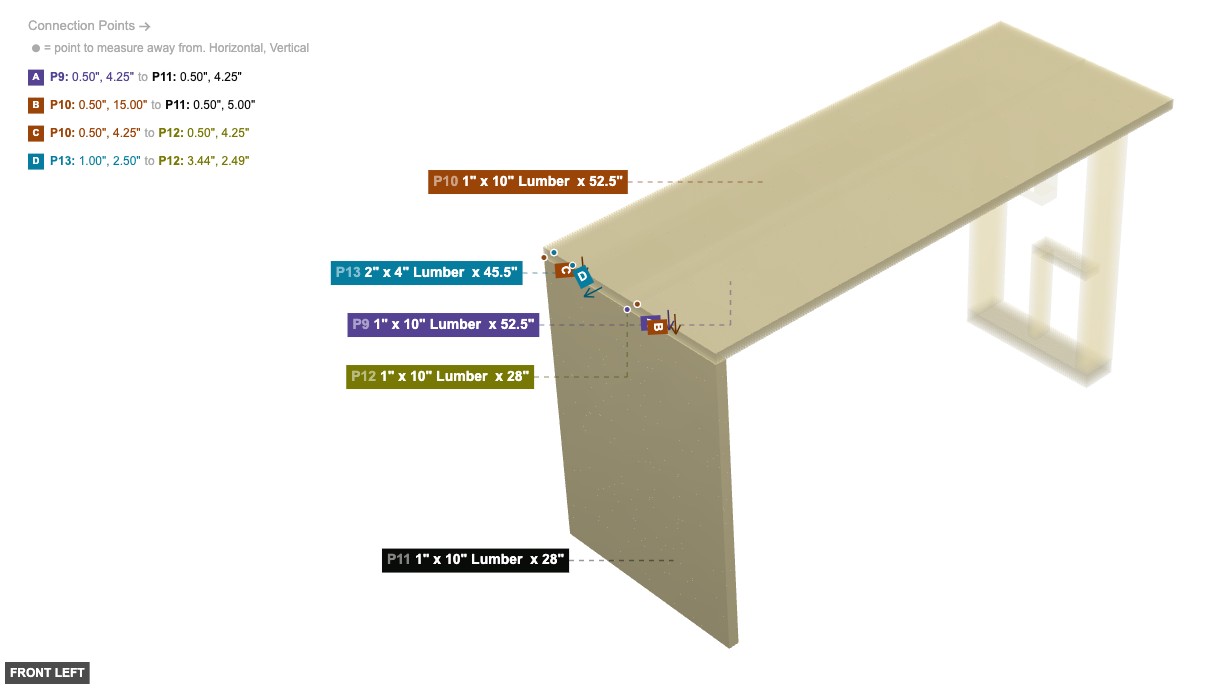 Assembly of Left Panel Assembly - front_left