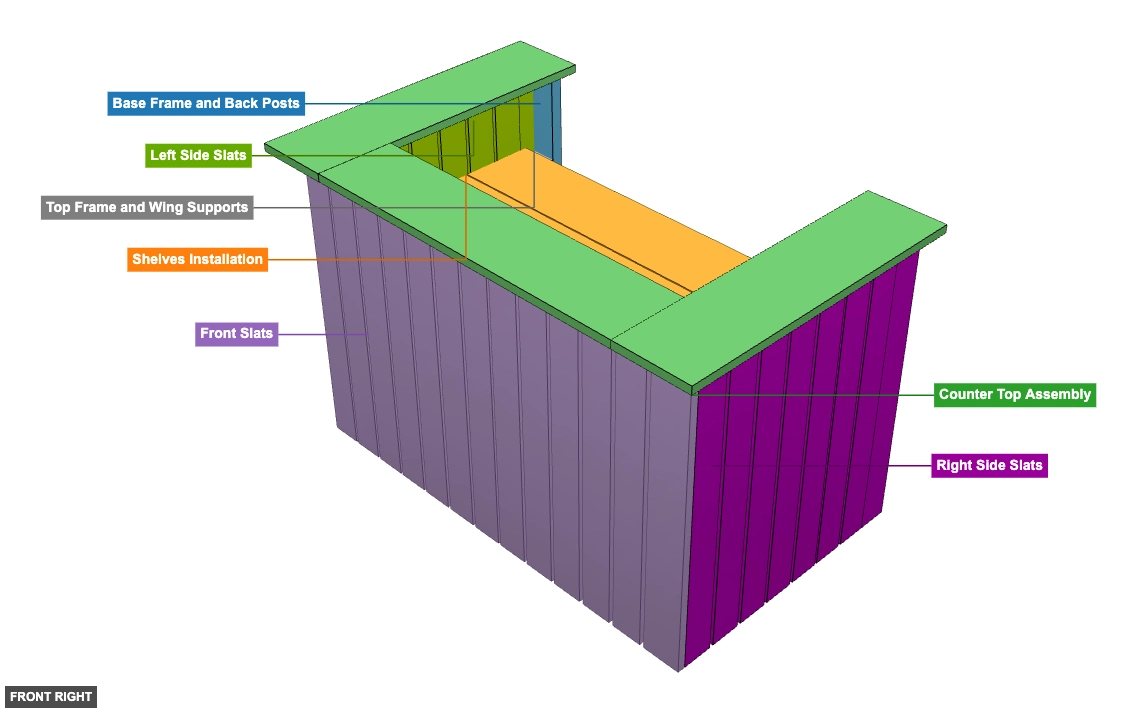Wood Bar 2 - Overview front_right