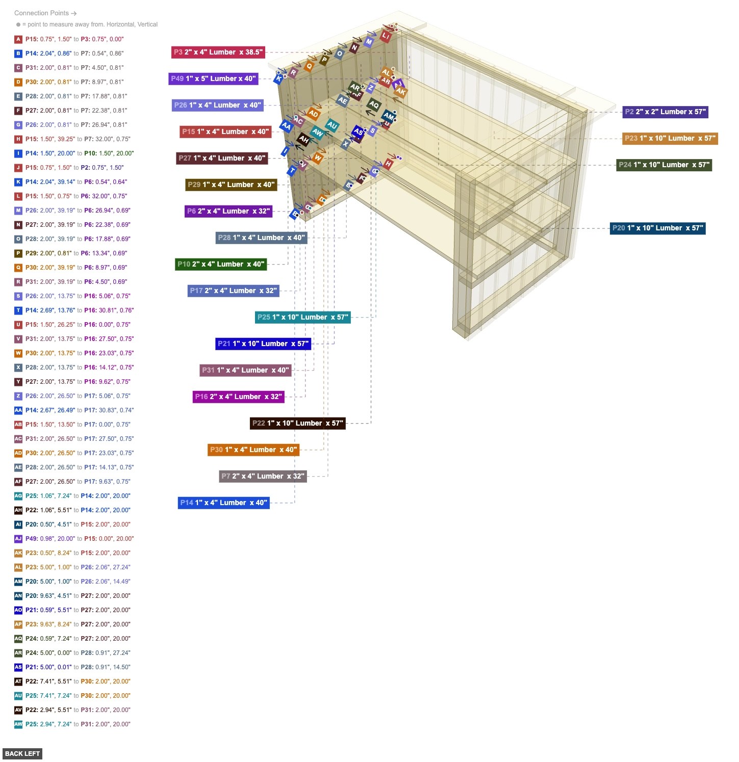 Assembly of Right Side Slats - back_left