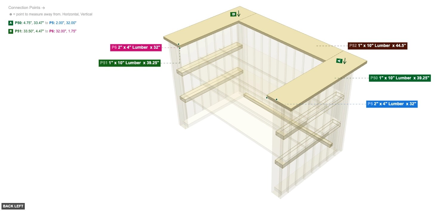 Assembly of Counter Top Assembly - back_left