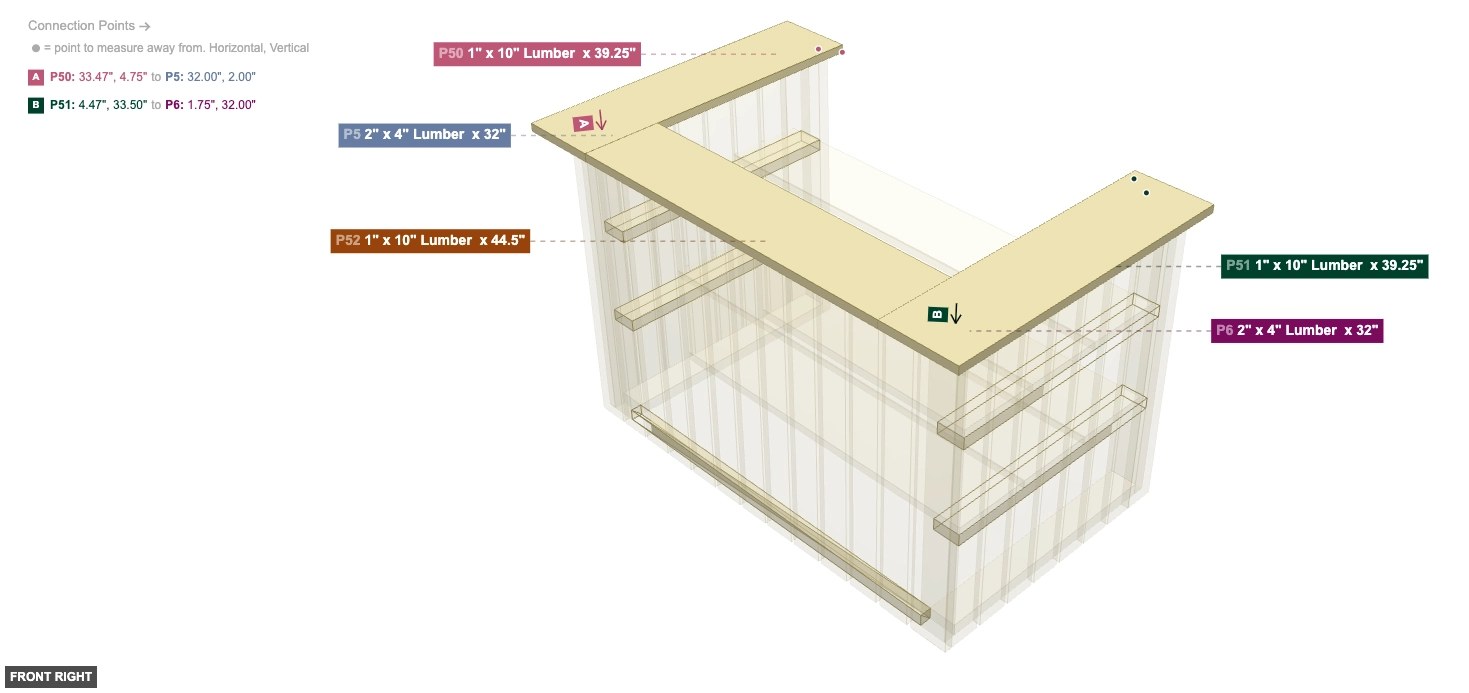 Assembly of Counter Top Assembly - front_right