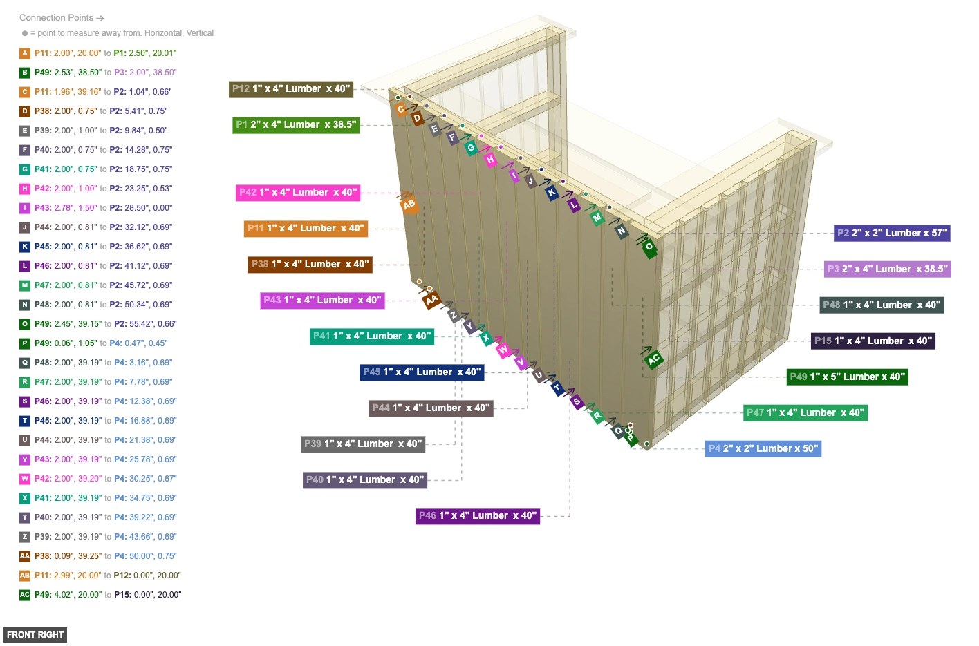 Assembly of Front Slats - front_right
