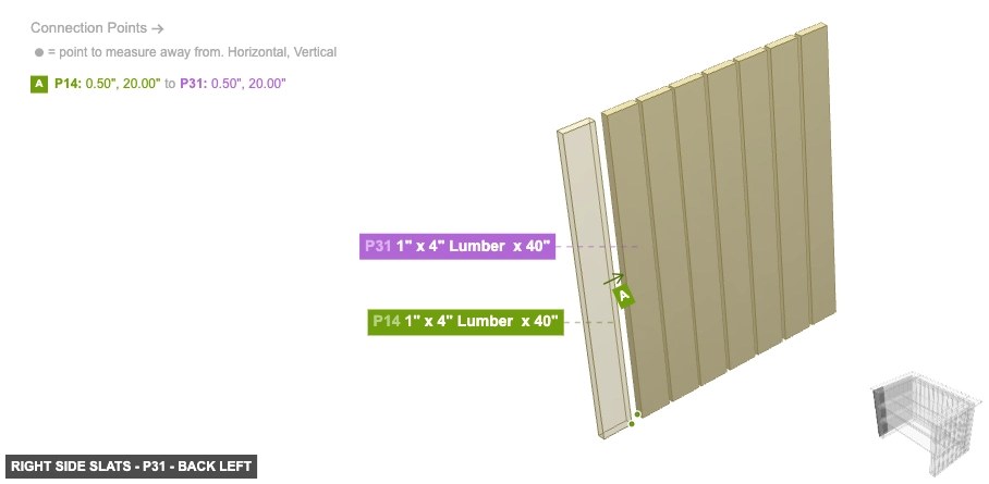 Right Side Slats - Part 1