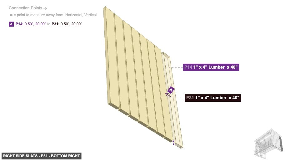 Right Side Slats - Part 1