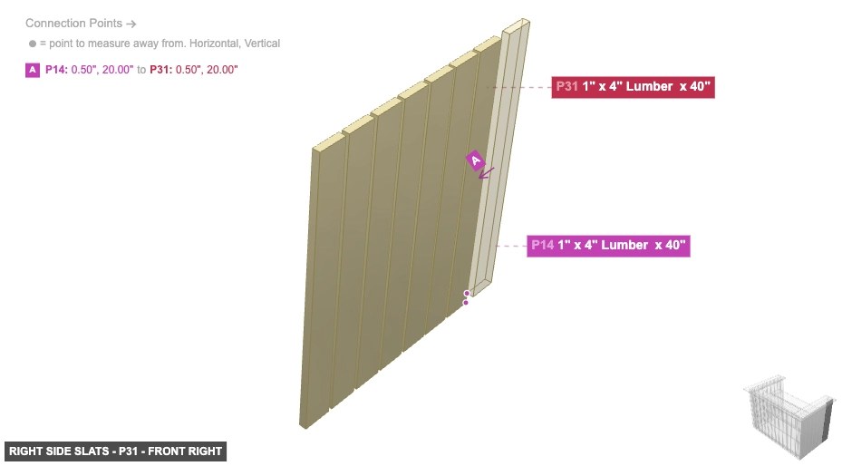 Right Side Slats - Part 1
