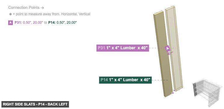 Right Side Slats - Part 1