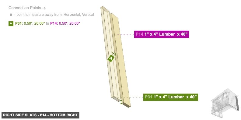 Right Side Slats - Part 1