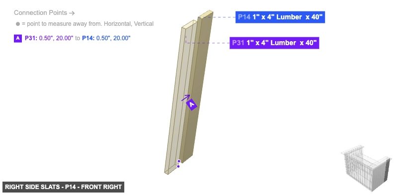 Right Side Slats - Part 1