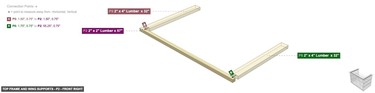 Top Frame and Wing Supports - Part 2