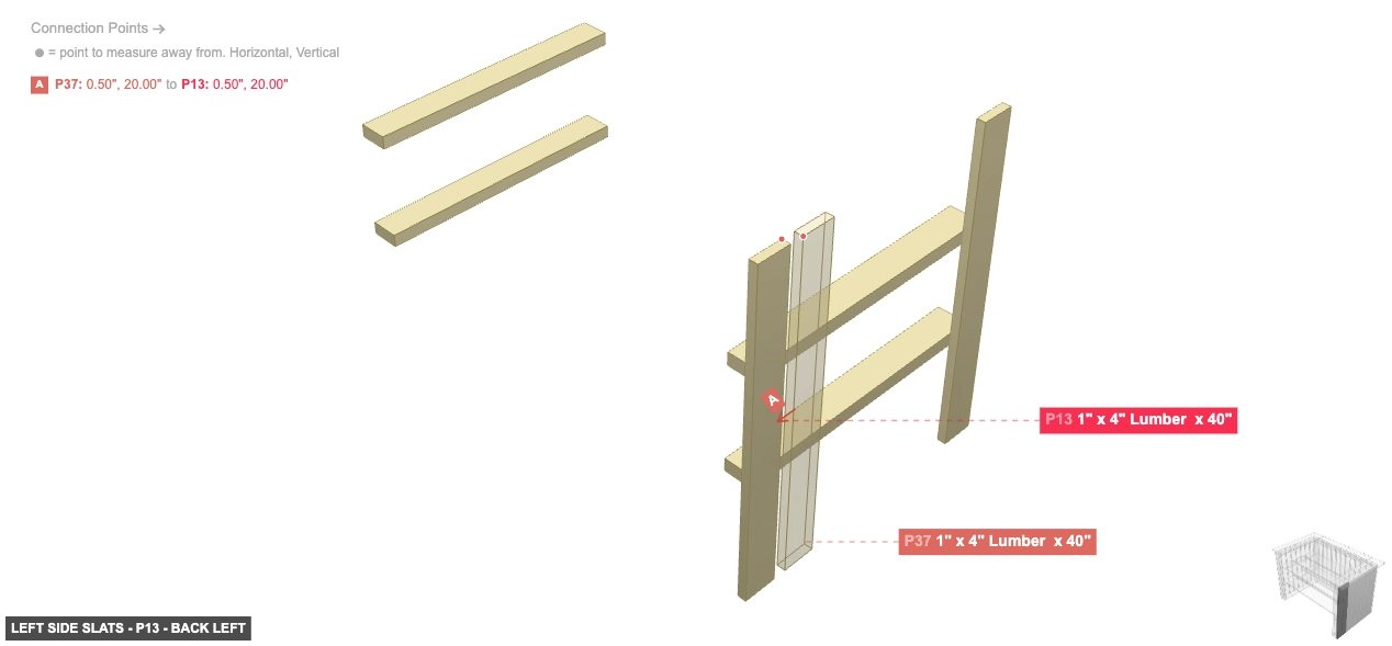 Left Side Slats - Part 1