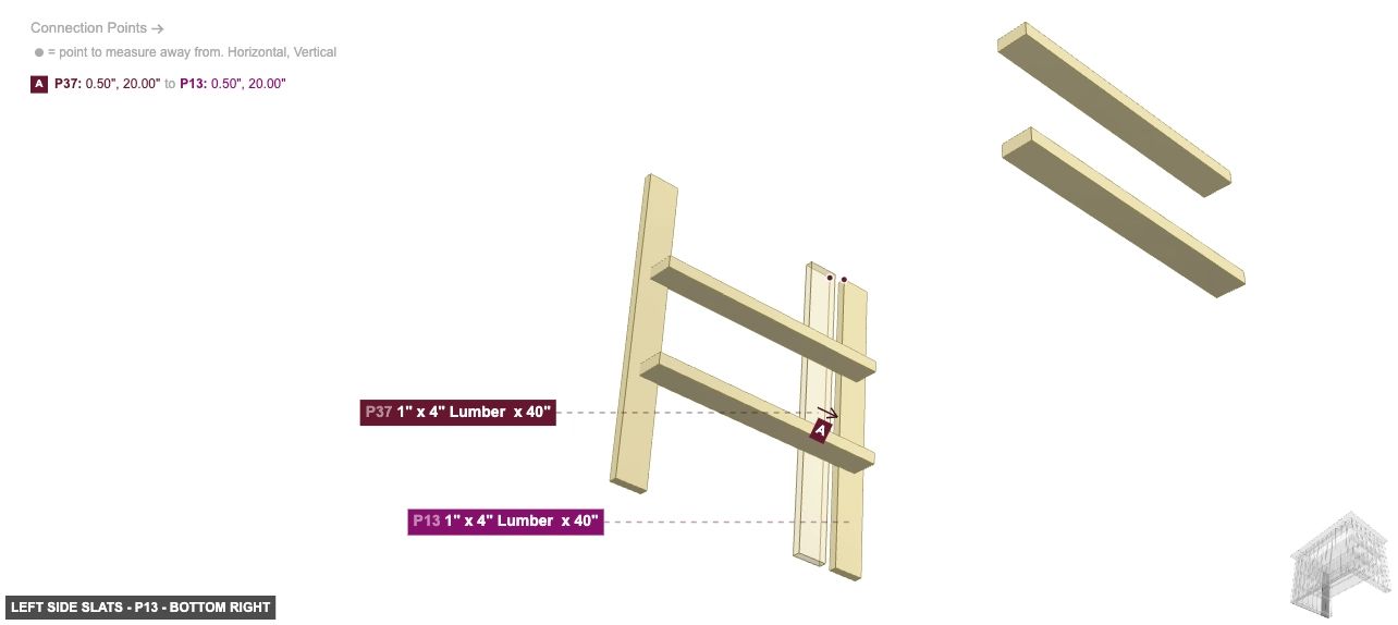 Left Side Slats - Part 1