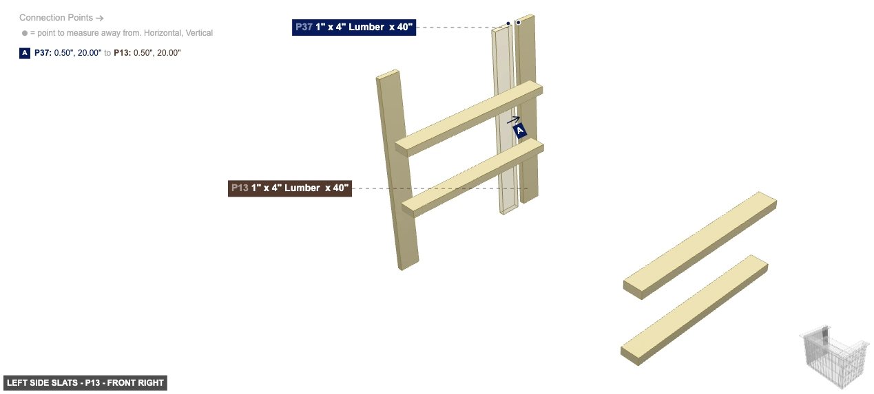 Left Side Slats - Part 1