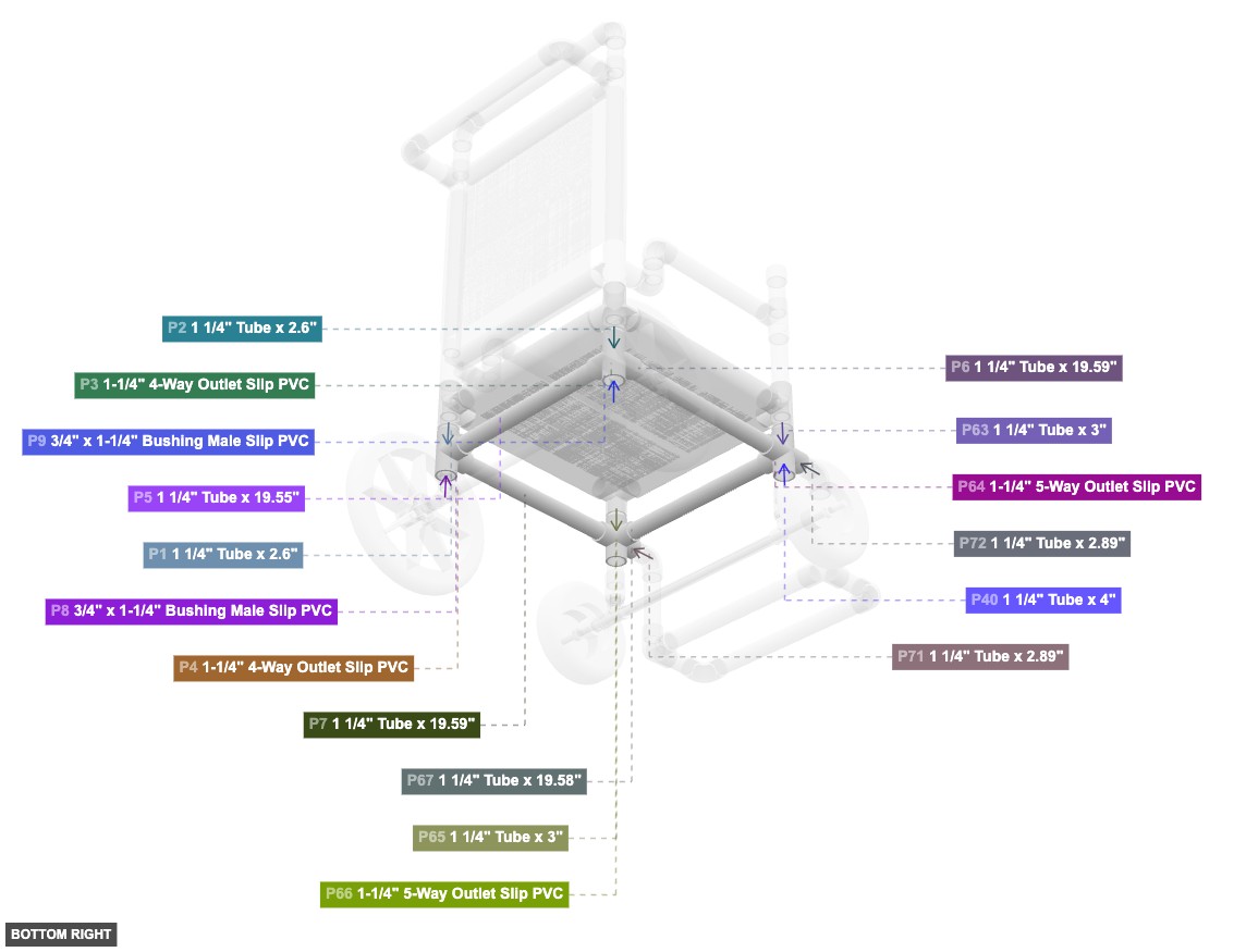 Assembly of Lower Frame Rectangle - bottom_right