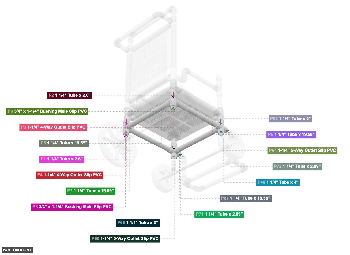Assembly of Lower Frame Rectangle - bottom_right