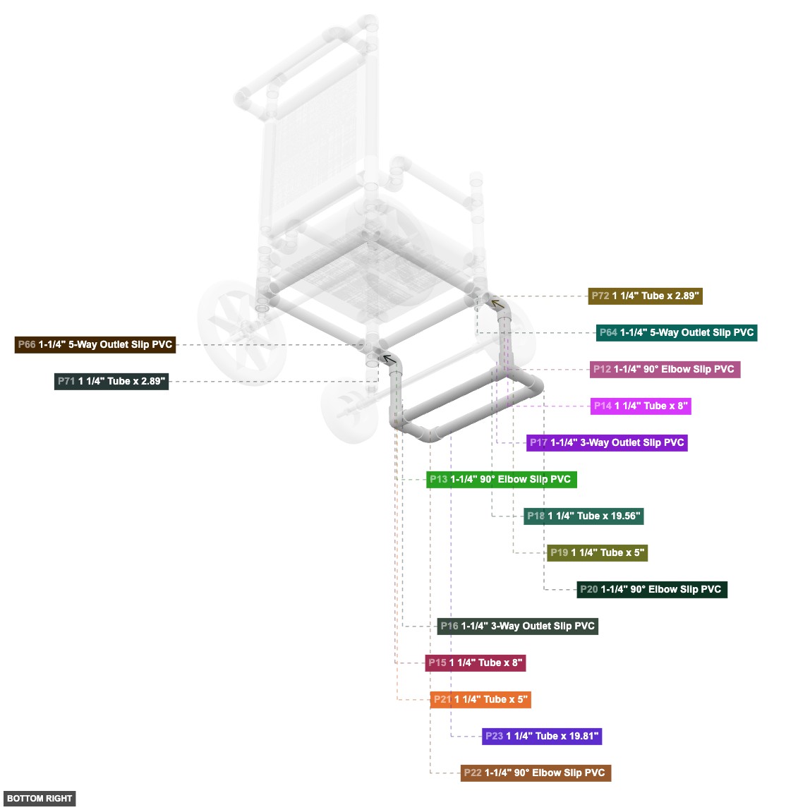 Assembly of Footrest Assembly - bottom_right