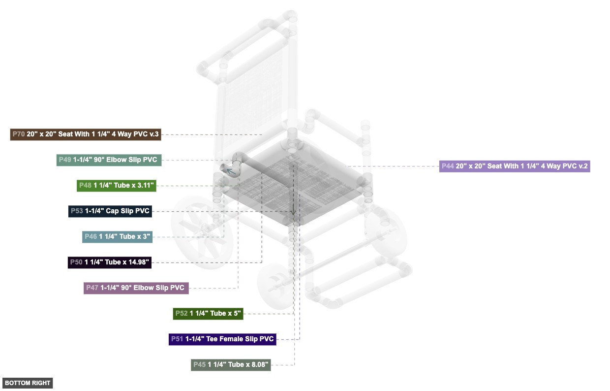 Assembly of Right Armrest - bottom_right