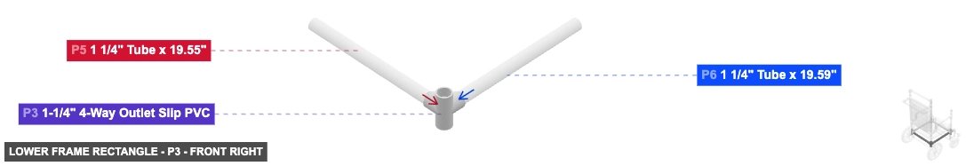 Lower Frame Rectangle - Part 1-1/4