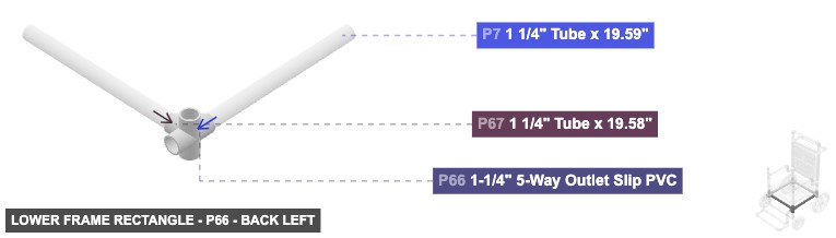 Lower Frame Rectangle - Part 1-1/4