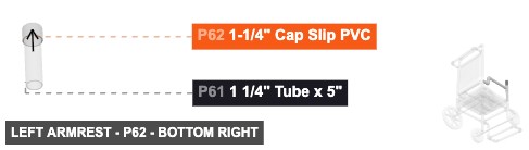Left Armrest - Part 1-1/4