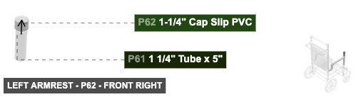 Left Armrest - Part 1-1/4