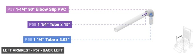 Left Armrest - Part 1-1/4