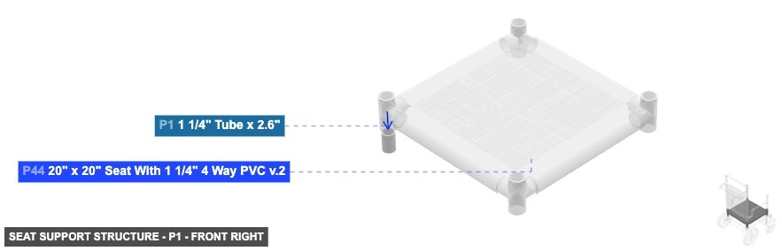 Seat Support Structure - Part 1 1/4