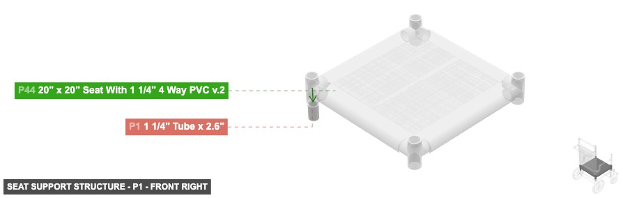 Seat Support Structure - Part 1 1/4
