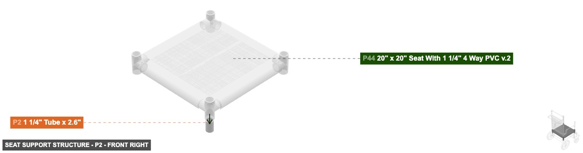 Seat Support Structure - Part 1 1/4
