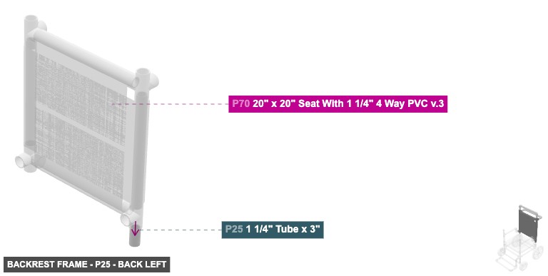 Backrest Frame - Part 1 1/4