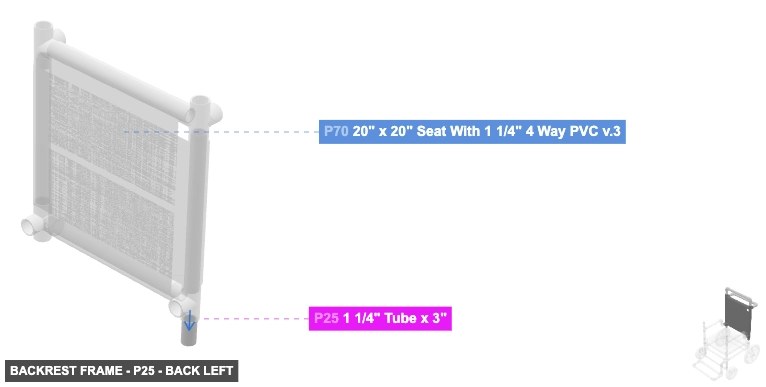 Backrest Frame - Part 1 1/4