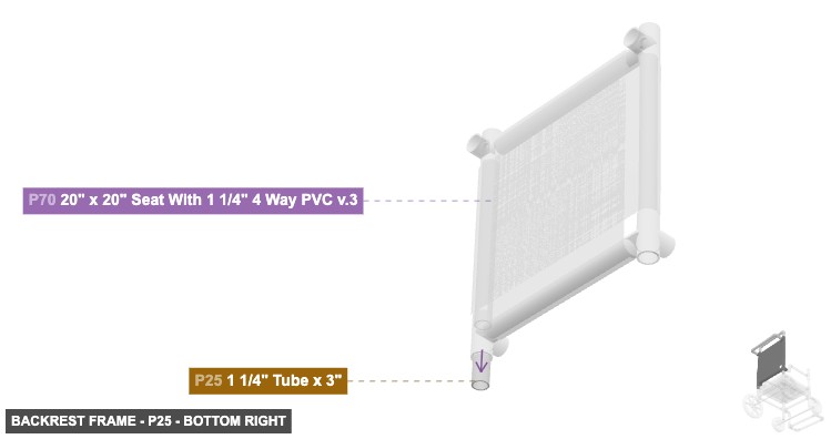 Backrest Frame - Part 1 1/4