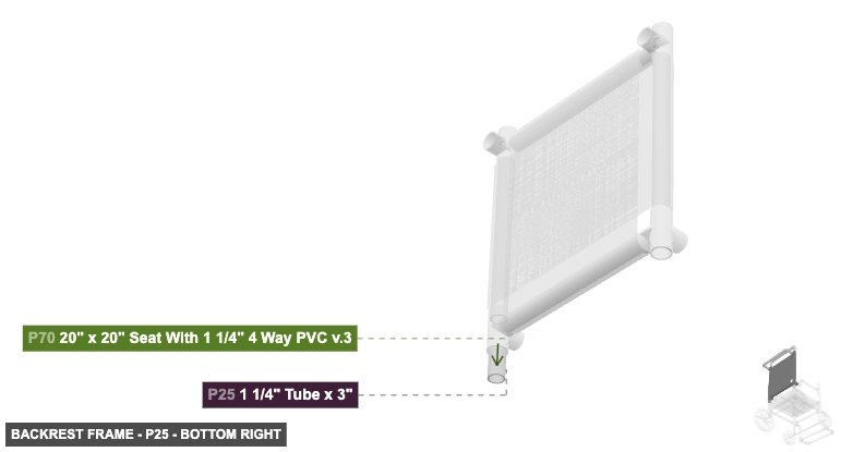 Backrest Frame - Part 1 1/4