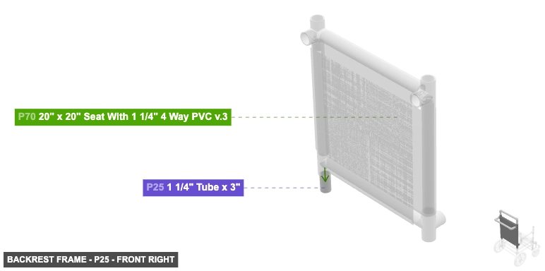 Backrest Frame - Part 1 1/4