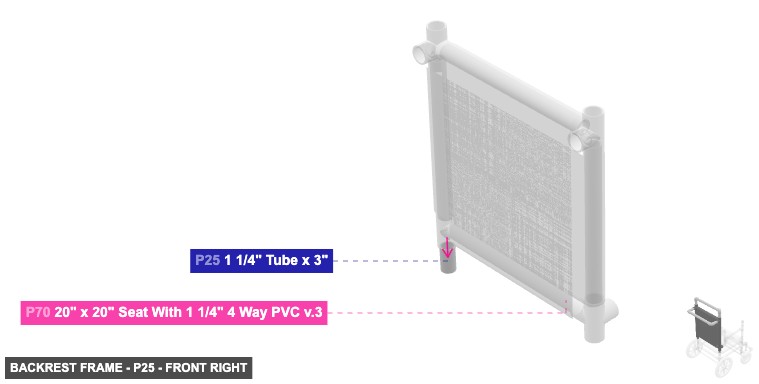 Backrest Frame - Part 1 1/4