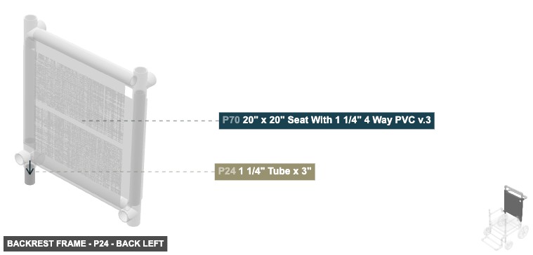 Backrest Frame - Part 1 1/4