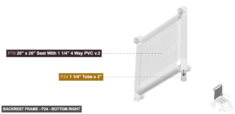 Backrest Frame - Part 1 1/4
