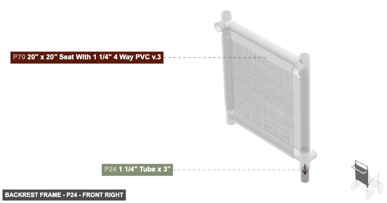 Backrest Frame - Part 1 1/4