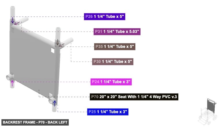 Backrest Frame - Part 20