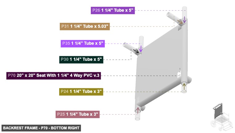 Backrest Frame - Part 20