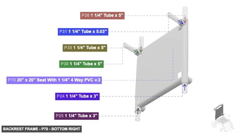 Backrest Frame - Part 20